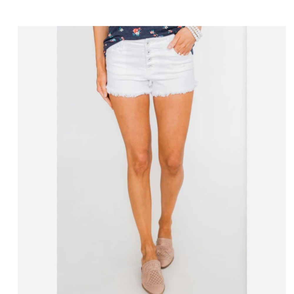 Celebrity Pink THE BRAT Shorts- White